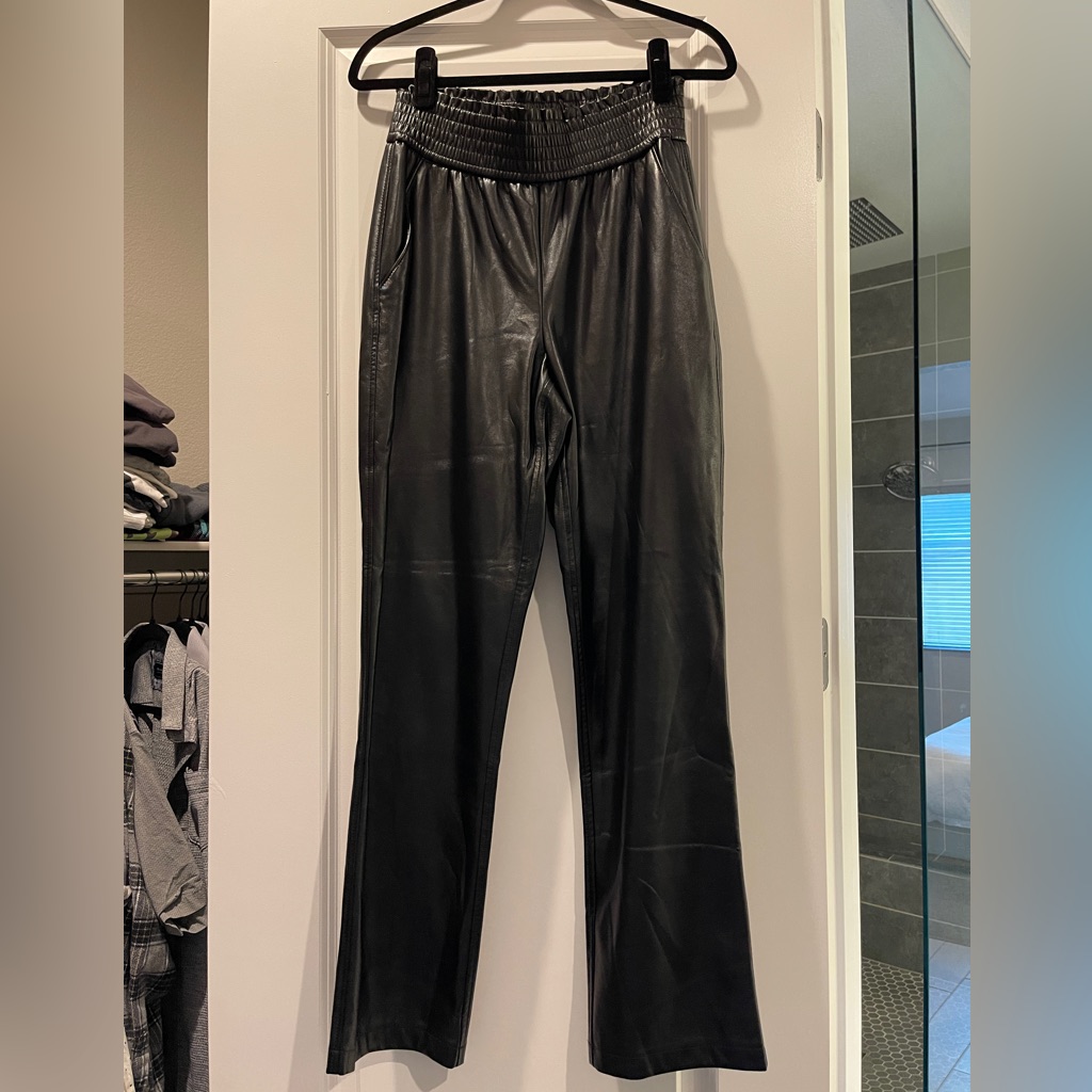 Black Leather Pants